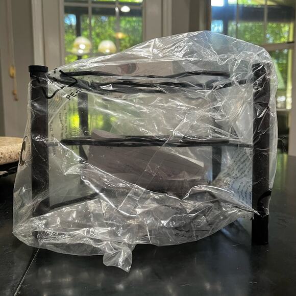 NEW Deco Brothers Pan Lid Tiered Shelf Organizer Counter Cabinets Storage Bronze - Picture 8 of 10